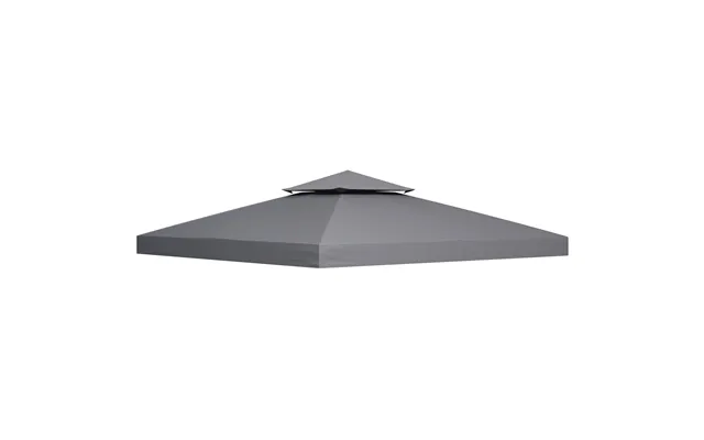 Mcl 3 M Gazebo Top Cover Double Tier Canopy Replacement Pavilion Roof Deep Grey product image
