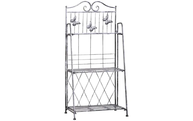 Mcl 3 Tier Plant Stand Indoor Outdoor - Metal Plant Shelf Flower Display Rack For Potted Plants Garden Balcony Decor