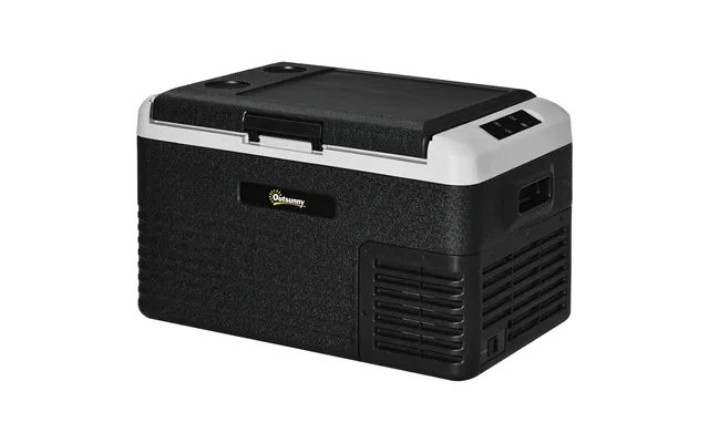 Mcl 30l Portable Car Refrigerator - Grey And Black