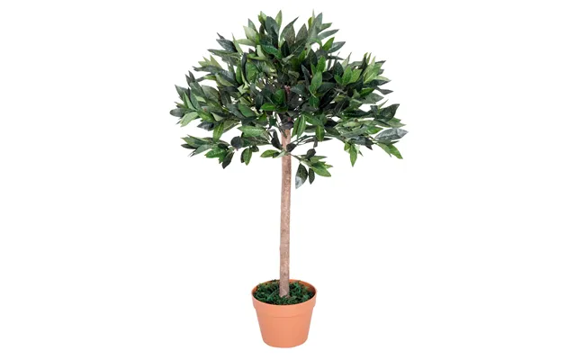 Mcl 3ft Artificial Olive Tree Indoor Plant Greenery For Home Office Potted In An Orange Pot