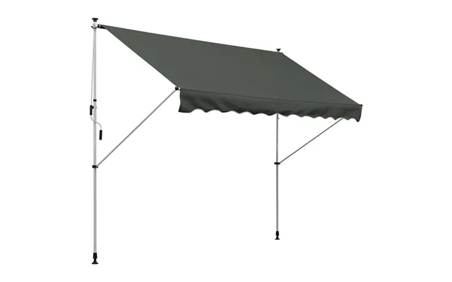 Mcl 3x1.5m Adjustable Outdoor Aluminium Frame Awning Grey product image