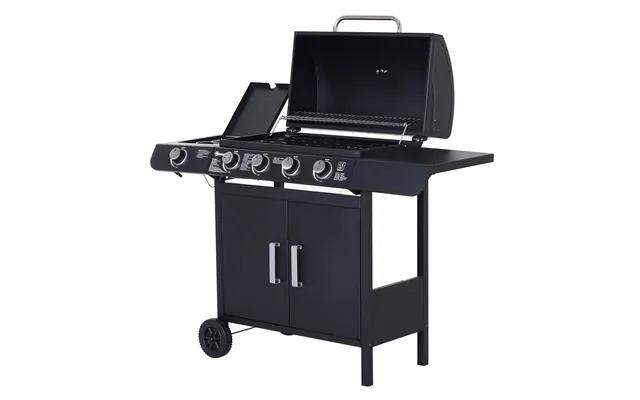 Mcl 4 1 Burner Gas Bbq Grill - Outdoor Barbecue Trolley With Wheels product image