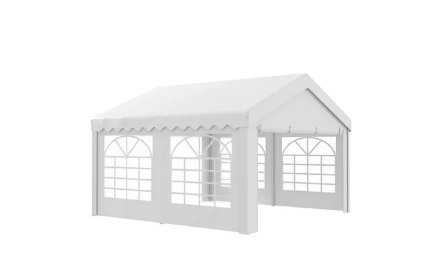 Mcl 4m X 4m Marquee Party Tent - Heavy Duty Wedding Canopy With Sidewalls product image