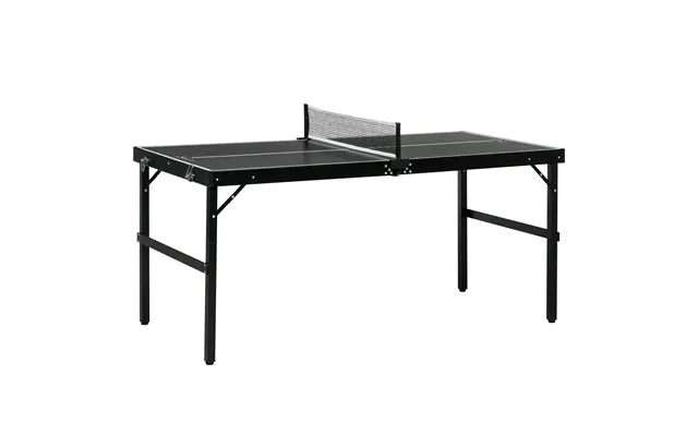 Mcl 5ft Mini Table Tennis Table - Folding Ping Pong Table With Net And Aluminium Frame