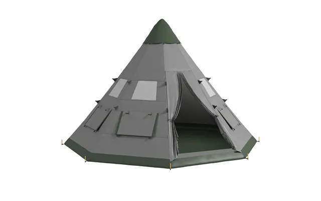 Mcl 6 Men Tipi Tent With Carry Bag - Grey