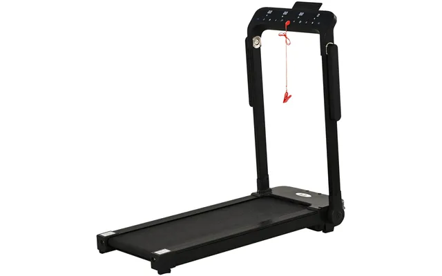 Mcl 600w Foldable Steel Motorised Treadmill Running Machine W Lcd Monitor Black - Default Title