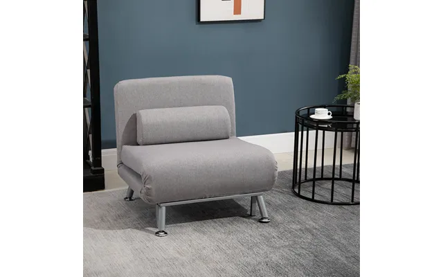 Mcl Adjustable Back Futon Sofa Chair - Grey