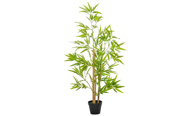 Mcl Artificial Ficus Tree, With Weighted Plant Pot - Green