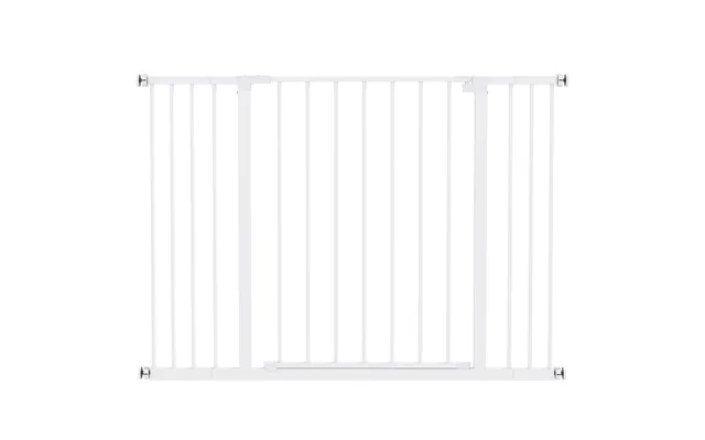 Mcl Dog Gate Pet Safety Gate Stair Barrier Pressure Fit Adjustable 76-82 86-97 101-107 Cm, White - Default Title