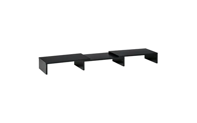 Mcl Dual Monitor Stand Riser With Adjustable Length And Angle - Screen Riser For Laptop