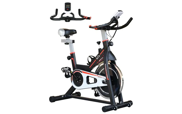 Mcl Exercise Bike, Indoor Cycling, With Lcd Display, Heart Rate, Sensor - Black