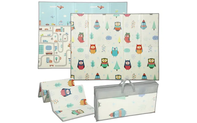 Mcl Foldable Baby Plat Mat Double Sided, Kids Floor Mat For Crawling, 195