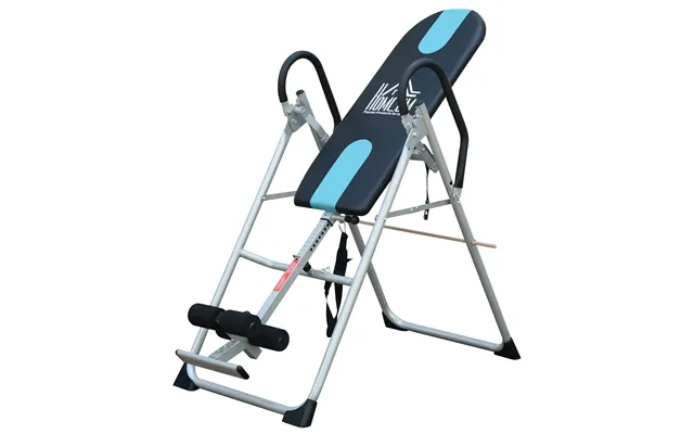 Mcl Foldable Gravity Inversion Table Back Therapy Home Fitness Bench Black - Default Title