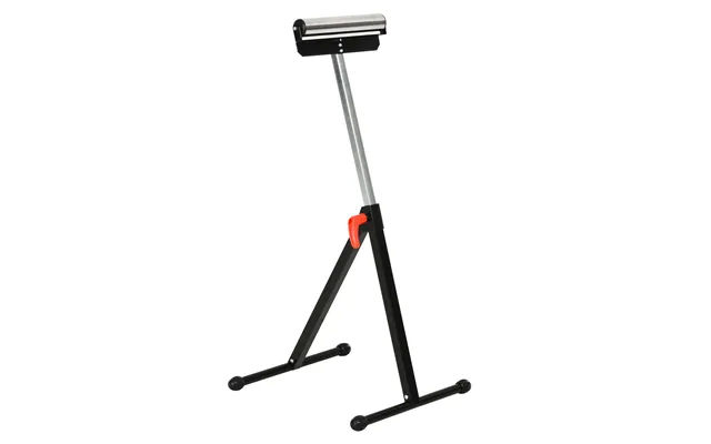 Mcl Folding Roller Stand - Material Support Pedestal With Ball Bearing Roller Height Adjustable Portable