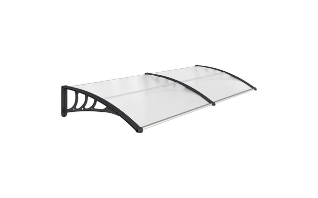 Mcl Front Door Canopy Outdoor Awning Aluminium Rigid Plastic Polycarbonate Rain Shelter Uv Water Rain Resistant 75 X 195 product image