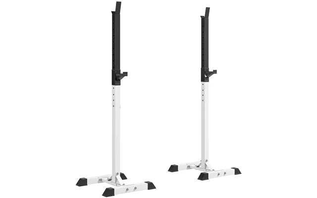Mcl Heavy Duty Weight Bar Barbell Squat Stand Barbell Rack Spotter, For Home, Gym - Black