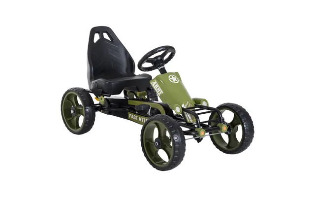 Mcl Kids Children Pedal Go Kart Ride On Racer Braking System Adjustable Seat Green product image