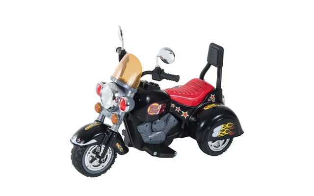 Mcl Kids Ride On Toy Car Motorbike Electric Scooter 6v Battery Operated Toy Trike-black product image