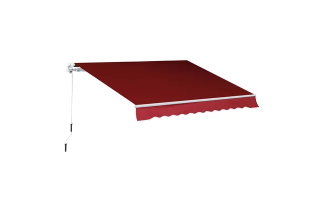 Mcl Manual Retractable Patio Awning Shelter Uv Protection, 2 product image