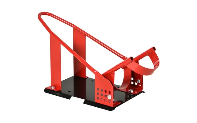 Mcl Motorcycle Wheel Chock 8-15.5 Cm Metal Motorbike Holder Pre-drilled Holes For Truck And Trailer