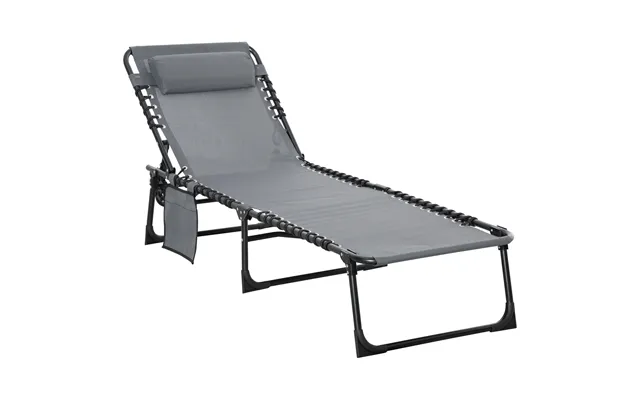 Mcl Portable Sun Lounger - Folding Camping Bed Cot