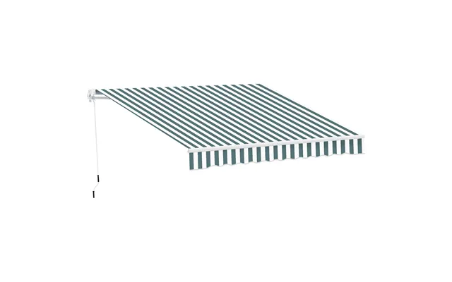 Mcl Retractable Awning - 2.5x2 M-dark Green White