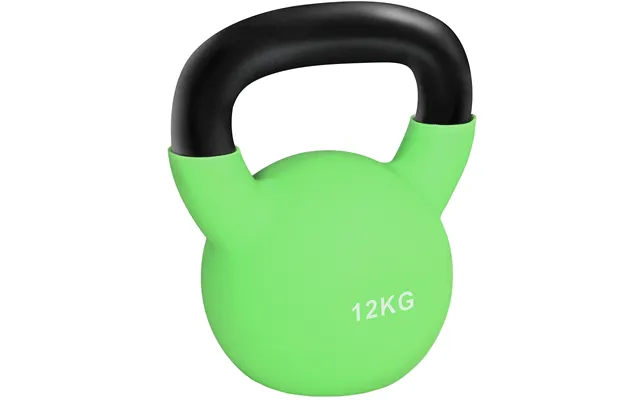 Mcl Soft Kettlebell, 12kg Kettle Bell With Non-slip Handle For Home Gym Weight Lifting And Strength Training, Green - Gr