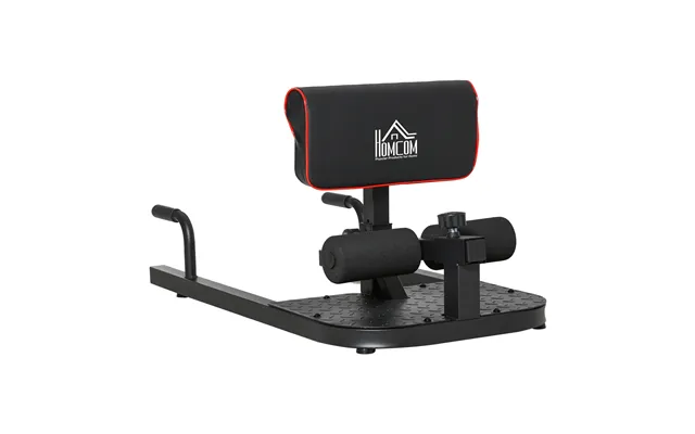 Mcl Squat Machine With Push Up Stand, Padded Hip Thrust Bench With Adjustable Cushion For Home Gym Work Out, Black - Def
