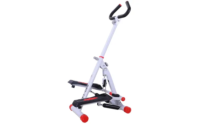 Mcl Stepper W Handle Hand Grip Workout Fitness Machine For Fitness Aerobic Exercise Home Gym Red