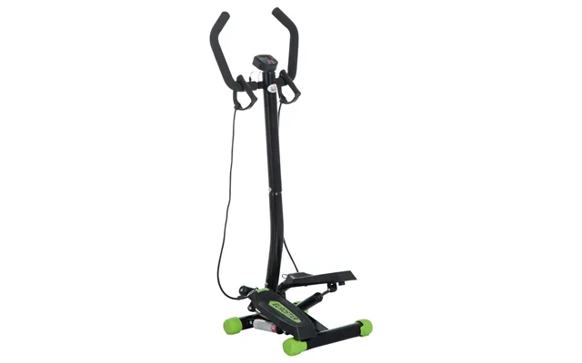 Mcl Twister Stepper, Step Machine W Resistance Bands, Lcd Display And Handlebar, Steppers For Exercise Workout Home Gym 