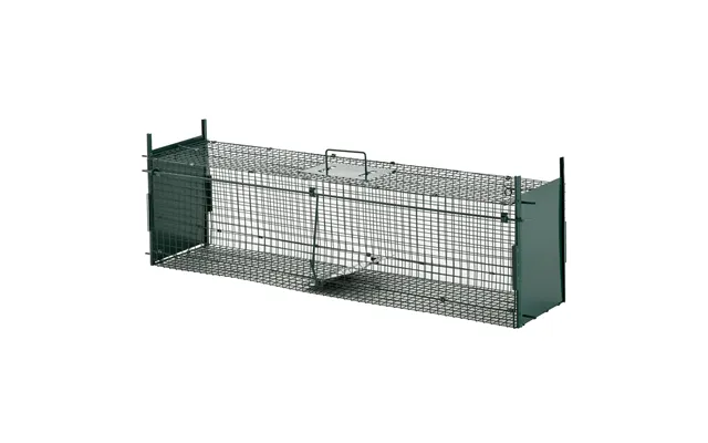 Mcl Two-door Live Trap For Small Animals, Animal Trap For Rat, Mice - Dark Green
