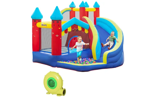 Outsunny Kids Bouncy Castle - With Slide