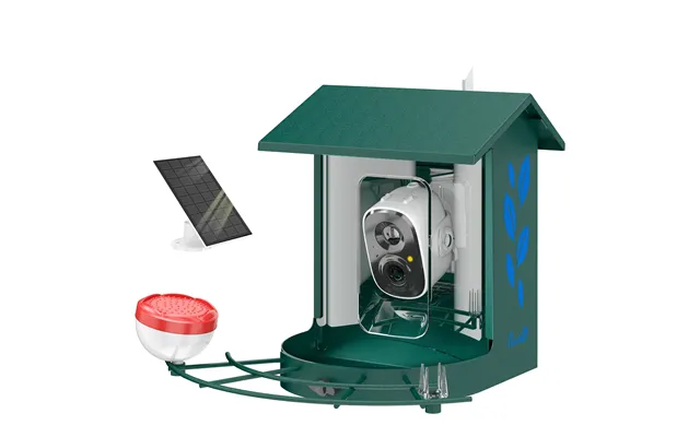 Smart Bird Feeder Camera 2k Hd With Ai Identifies 16,000 Species, 2k Hd Auto Capture Video, App Instant Notifications - 