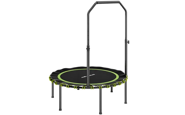Sportnow 40 Foldable Fitness Trampoline Rebounder With Handle - Green