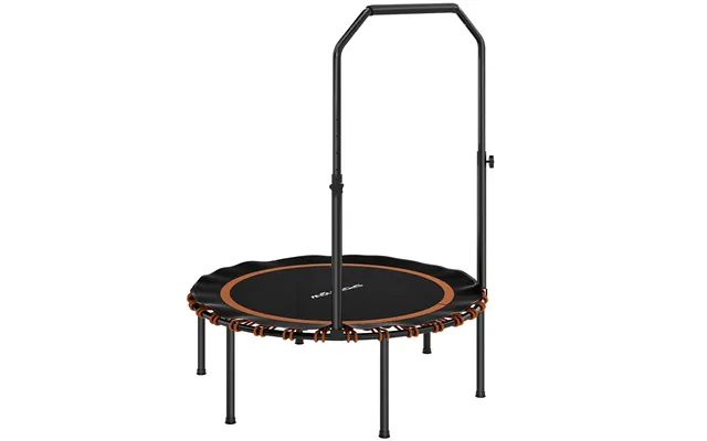 Sportnow 40 Foldable Fitness Trampoline Rebounder With Handle - Orange