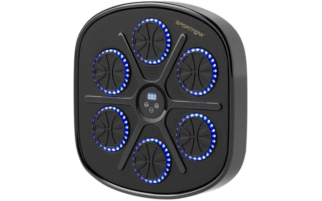 Sportnow Music Boxing Machine - Smart Bluetooth Boxing Machine Wall Mounted With 9 Speeds & Modes