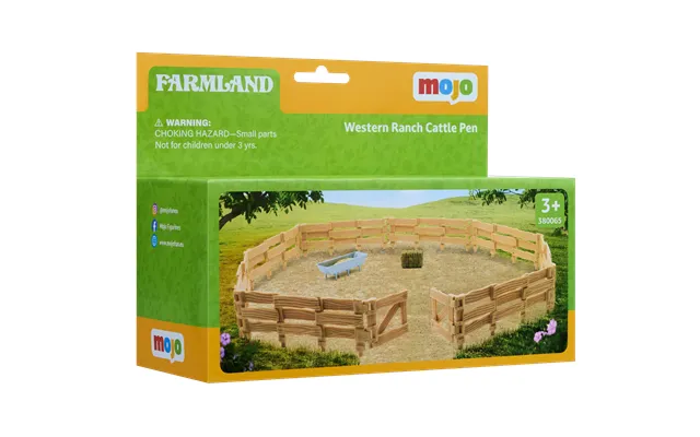 Western Ranch Cattle Pen Playset