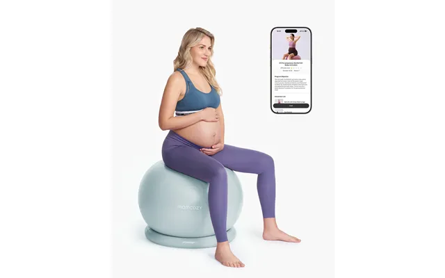 Momcozy Birthease Pregnancy Ball Set - Glacier Blue