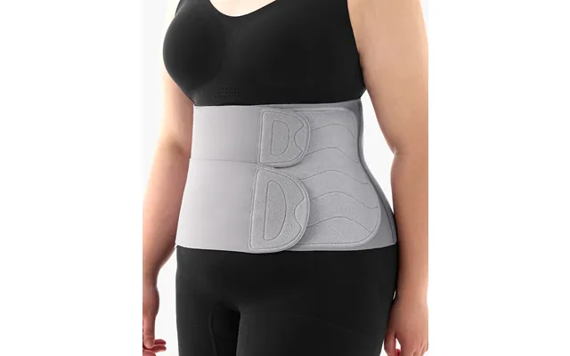 Momcozy Ergowrap Postpartum Belly Wrap - Petite Gray L