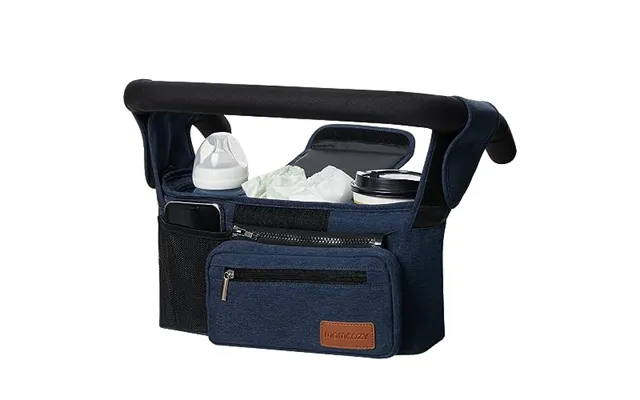 Momcozy Stroller Organizer - All-in-one Cup Holder & Pet Strollers Color Blue