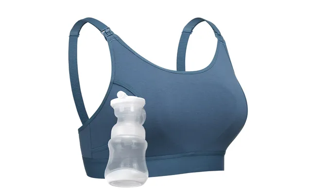 Original Hands-free Pumping Bra New Color - Blue L