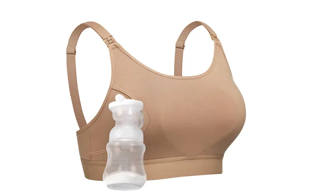Original Hands-free Pumping Bra New Color - Mocha S