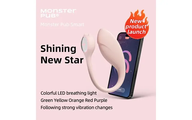 App Controlled Vibrators Monster Pub 1p Smart Wireless Bluetooth Vibrator product image