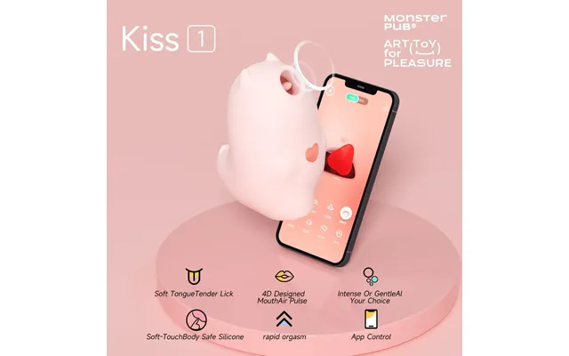 Magic Kiss Smart Clitoral Suction Egg Tongue Vibrator product image