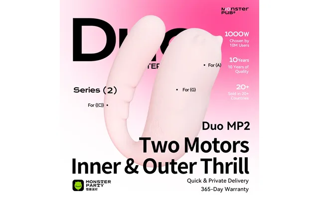 Monsterpub Mp2 U-shaped Remote Egg Vibrator product image