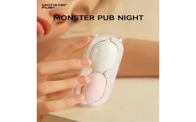 White Series Antibacterial- Paly Mini Handle Dual Suction & Vibe Egg product image