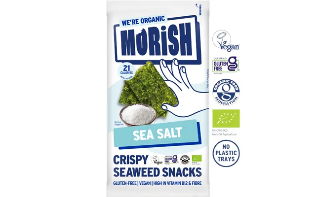 Organic Sea Salt Seaweed Snacks - Multipack 5x4g