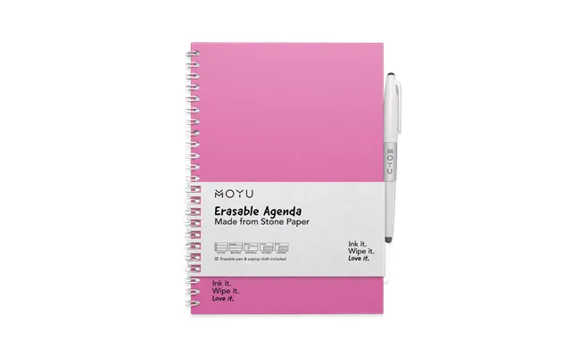 Moyu Erasable Agenda A5 - Passion Pink