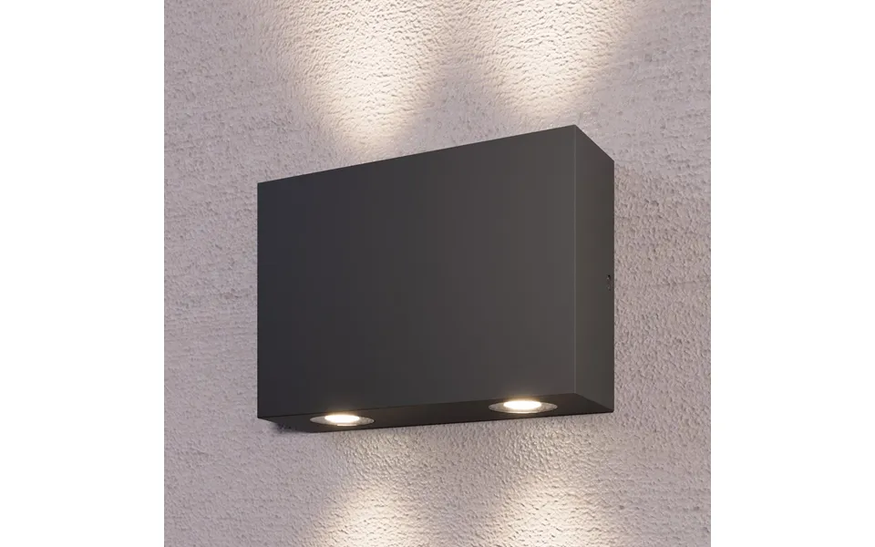 Henor Outdoor Wall Lamp Graphite Lucande - Modern