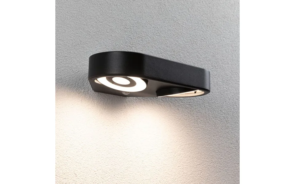Silma 2 Outdoor Wall Lamp W Sensor Swr Anthracite Paulmann - Modern